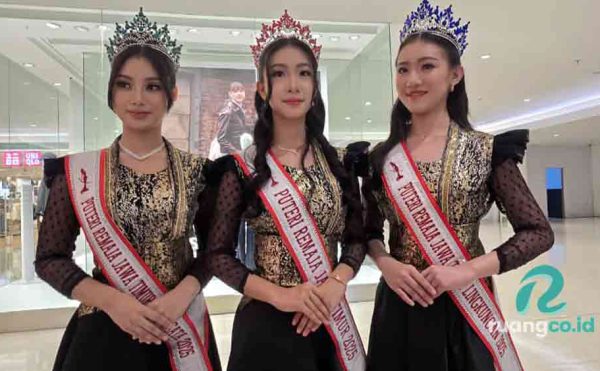 Tiga perwakilan puteri remaja Jatim 2025