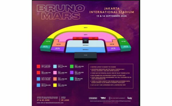 Tiket Konser Bruno Mars