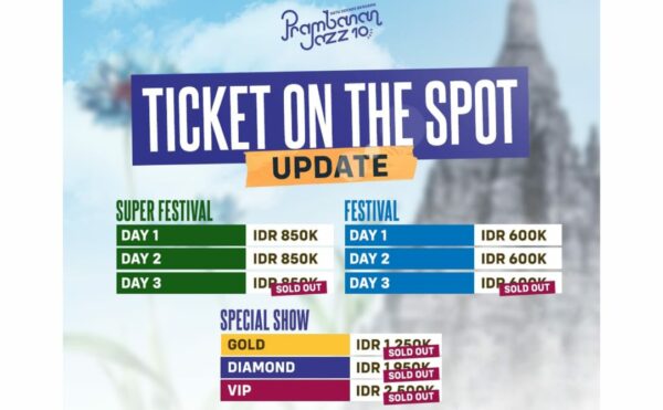 Ticket On The Spot Prambanan Jazz