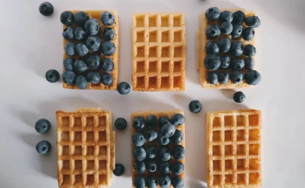 Waffle Blueberry