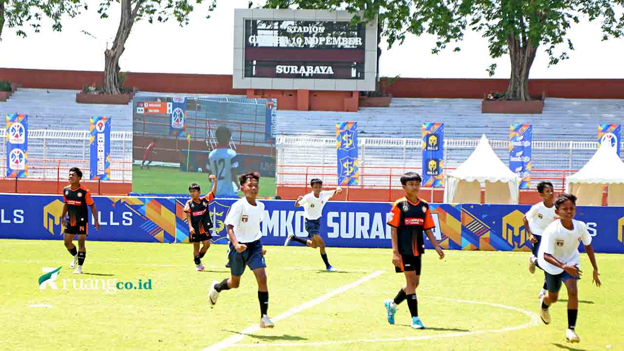 Stadion Legendaris Surabaya Gelora 10 November Jadi Tuan Rumah Piala Kemenpora Liga Anak Indonesia U-12