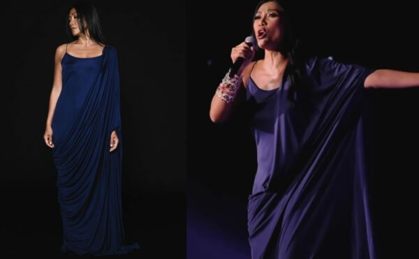 Dress Navy Anggun