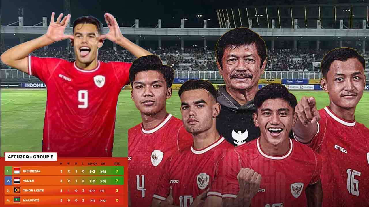 Indonesia U-20 lolos Kualifikasi Piala Asia U-20 2025