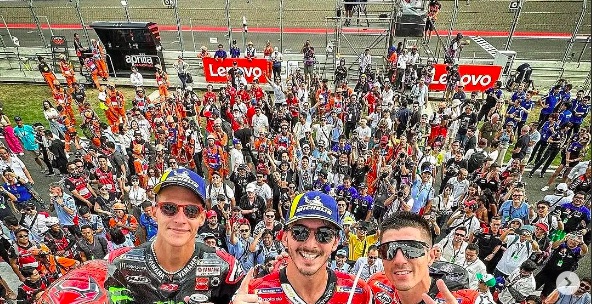 Pembalap MotoGP di Sirkuit Mandalika