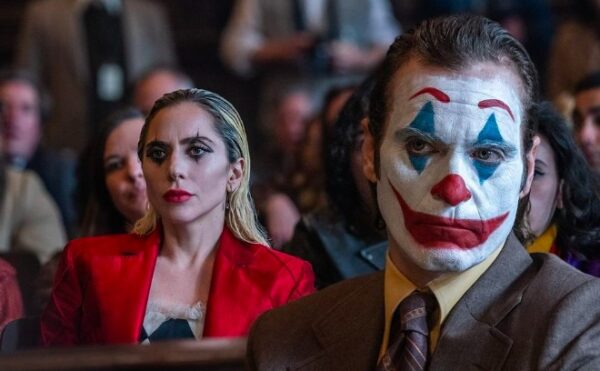 Joaquin dan Gaga dalam salah satu adegan film Joker: Folie à Deux