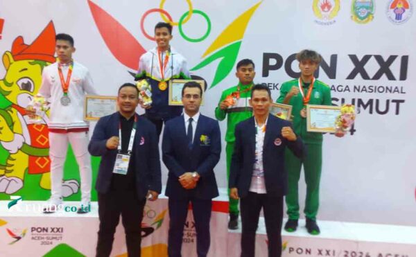 Debut Manis Atlet Muda Jatim di PON XXI 2024: Sulthan Ahmed Yassin Bagdadi Raih Perunggu di Kickboxing