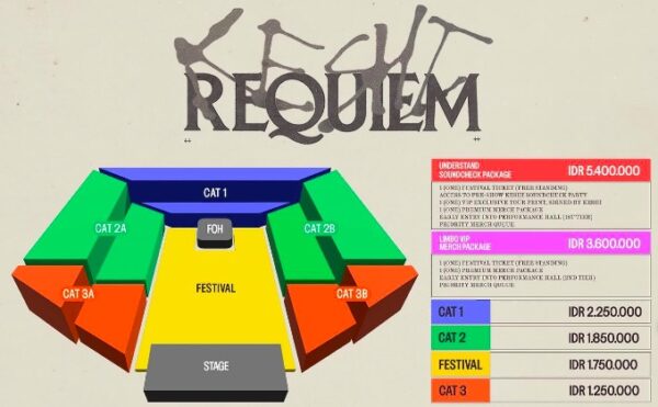 Denah Panggung dan Tiket Konser Keshi di Jakarta