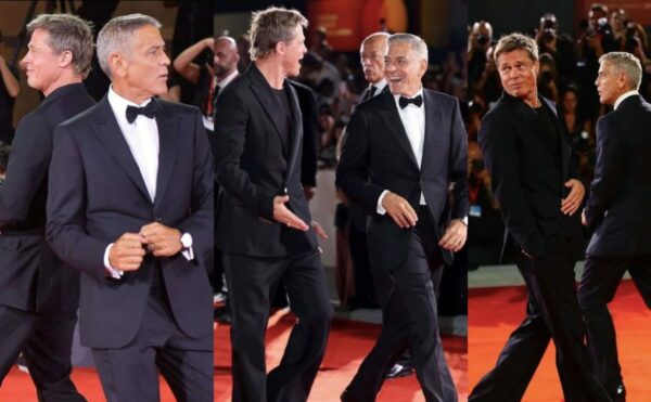 Clooney dan Pitt Senang di Venice