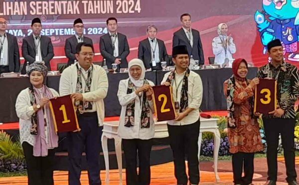 nomor urut paslon pilgub jatim Rebound Pilpres di Pilgub Jatim