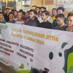 Aliansi Petani Millenial Mojokerto menggelar Deklarasi Damai Pilkada 2024