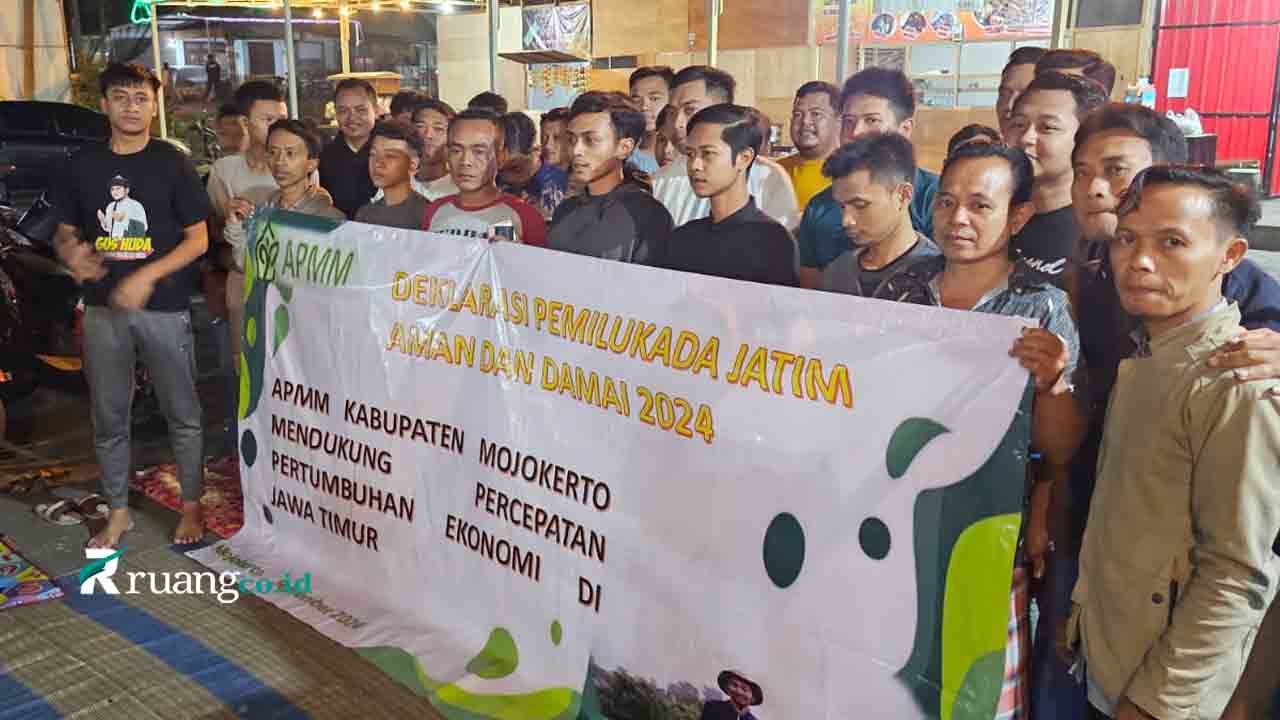 Aliansi Petani Millenial Mojokerto menggelar Deklarasi Damai Pilkada 2024