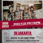 Konser 2NE1 di Jakarta akan tambah satu hari