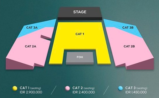 Seatplan dan Harga tiket konser Boa Live Tour One's Own