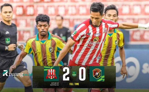 Hasil pertandingan Deltras FC vs Persewar