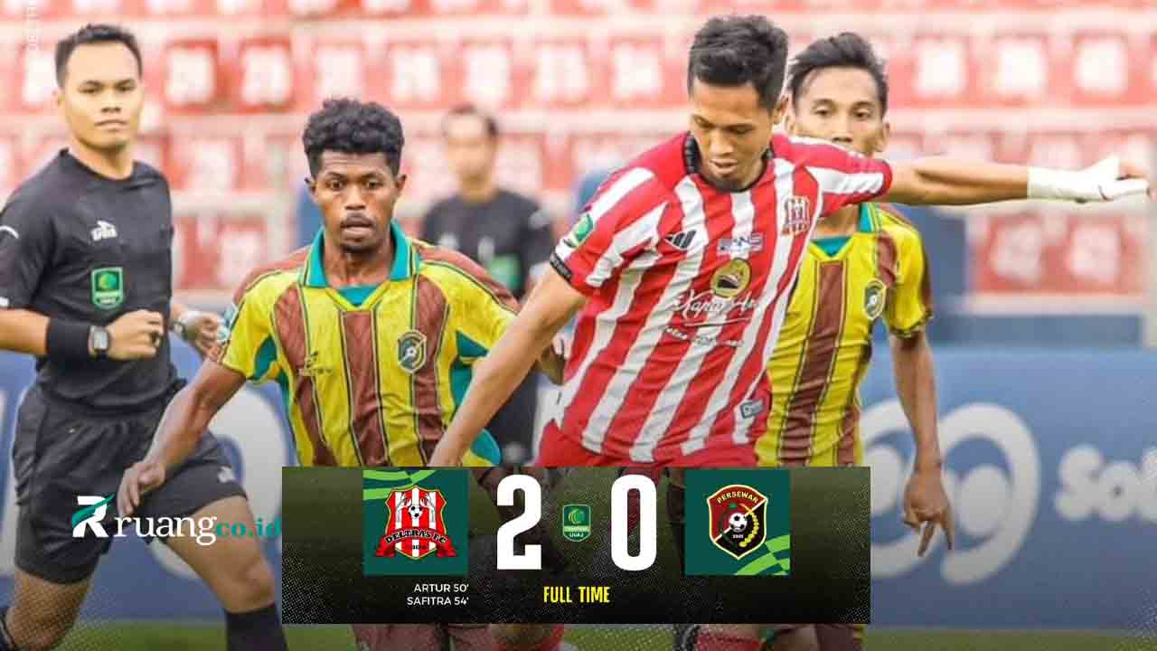 Hasil pertandingan Deltras FC vs Persewar