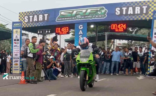 Cabup Subandi balap motor Sidoarjo Racing Fest 2024