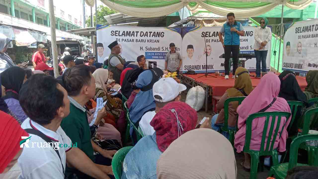 Subandi pedagang pasar