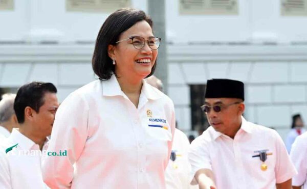 Sri Mulyani memberikan pidato di CEO Banking Forum 2023 membahas prinsip prudent atau kehati-hatian dalam perbankan.