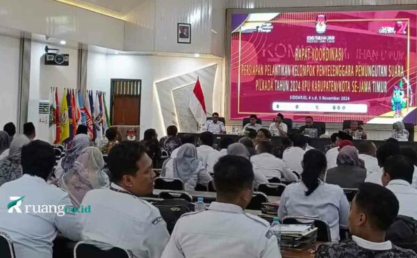 sortir surat suara Pilbup Sidoarjo