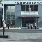 rekayasa lalu lintas Polrestabes Surabaya tahun baru 2025