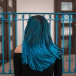 Ganti warna rambut biru