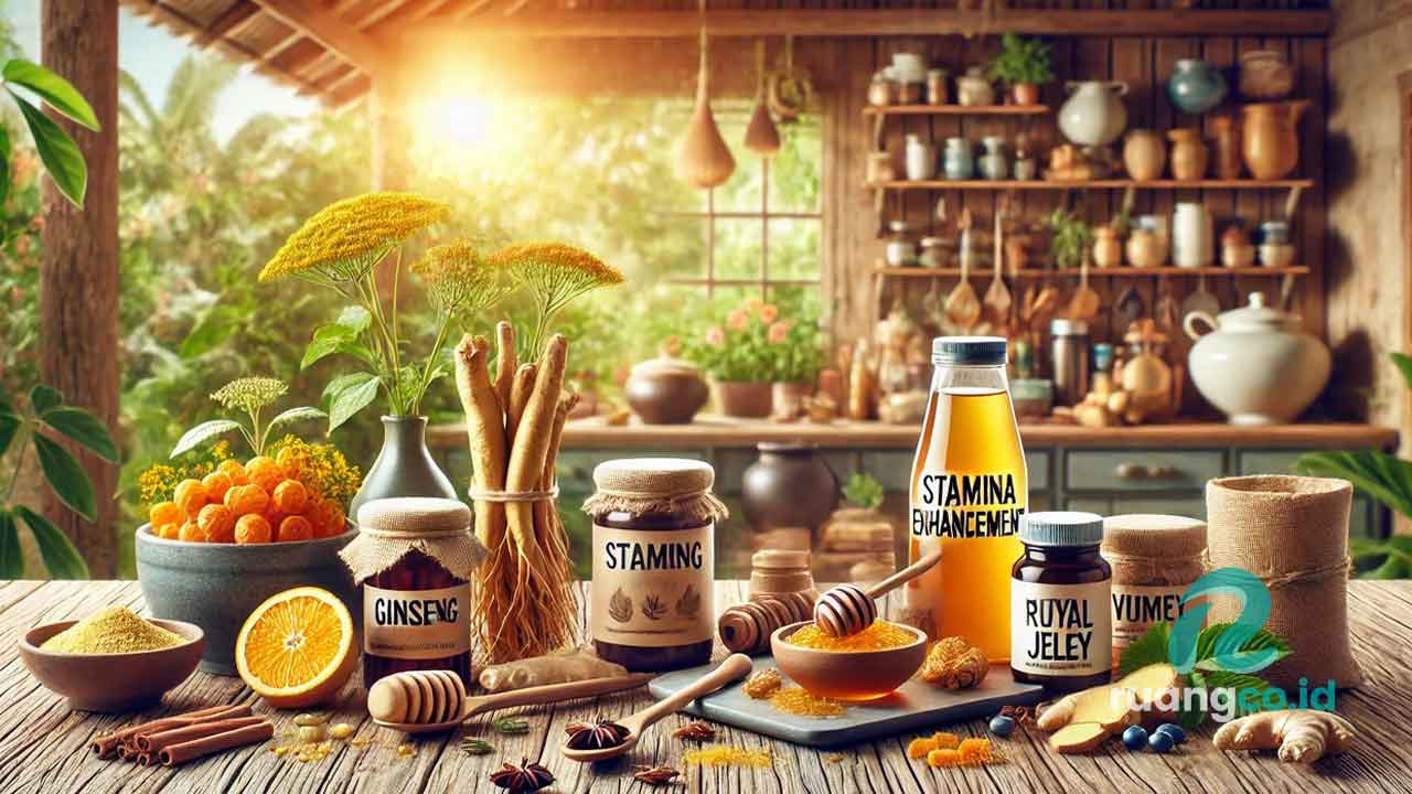 Obat setelan campuran untuk stamina