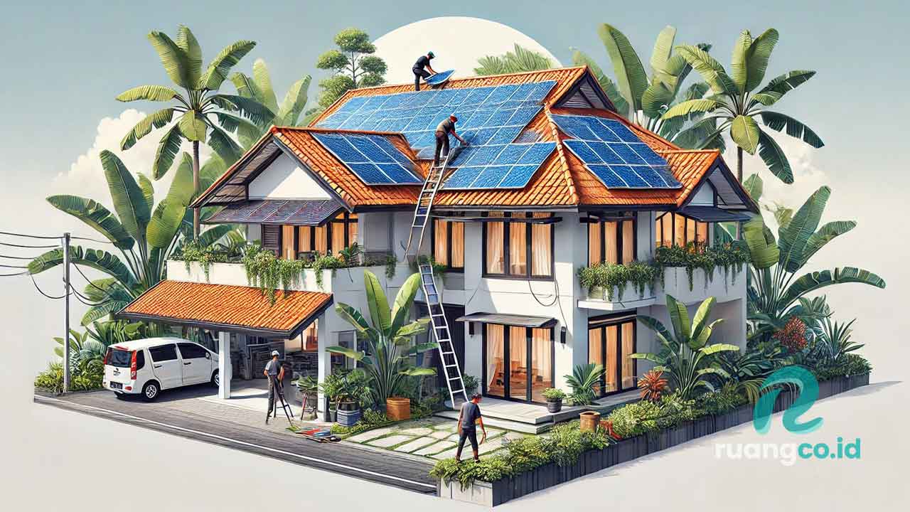 panduan pemasangan tenaga surya untuk rumah modern