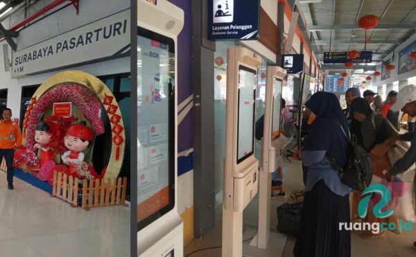 penurunan penumpang Stasiun Pasar Turi