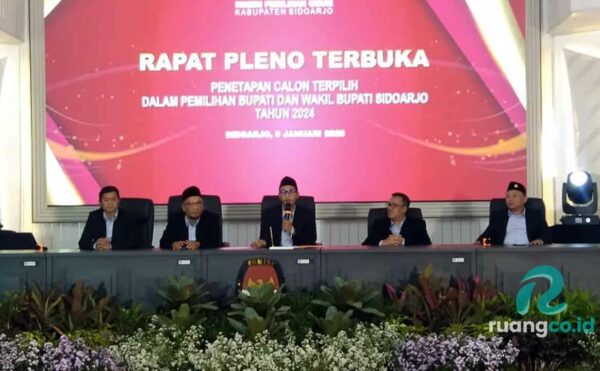 KPU tetapkan Subandi-Mimik Bupati Sidoarjo