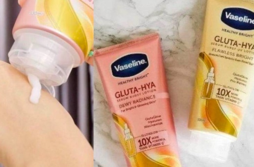 Vaseline Gluta body lotion untuk memutihkan