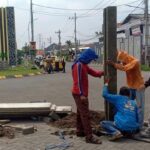 warga GSI Surabaya konflik jalan ditutup beton