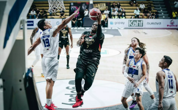 Dewa United Banten vs Tangerang Hawks IBL 2025, Jordan Adams mencetak 30 poin.(c) Dewa United Basketball Ofiicial