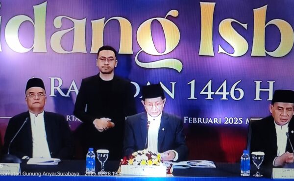 Menteri Agama Nasaruddin Umar mengumumkan 1 Ramadhan 1446 H jatuh pada 1 Maret 2025