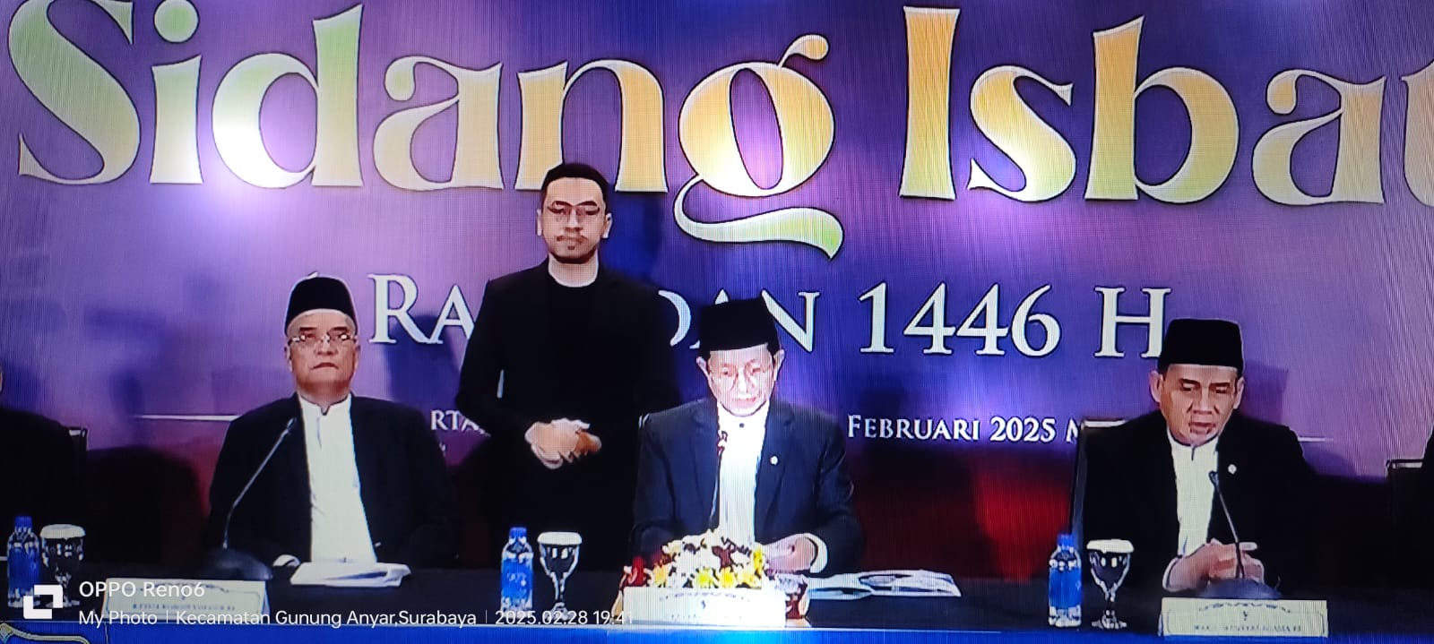 Menteri Agama Nasaruddin Umar mengumumkan 1 Ramadhan 1446 H jatuh pada 1 Maret 2025