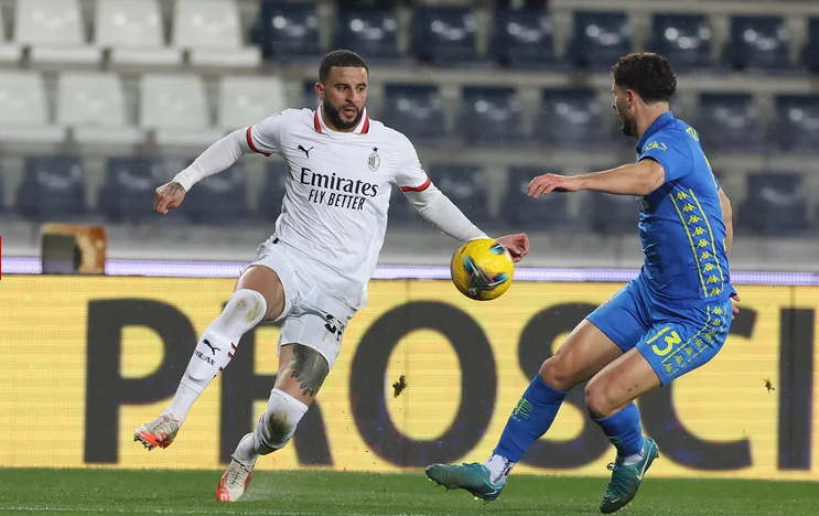 AC Milan Menang di Kandang Empoli dengan Score 0-2. (c) Official AC Milan