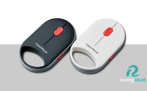 CapacMouse Pro mouse nirkabel kecil