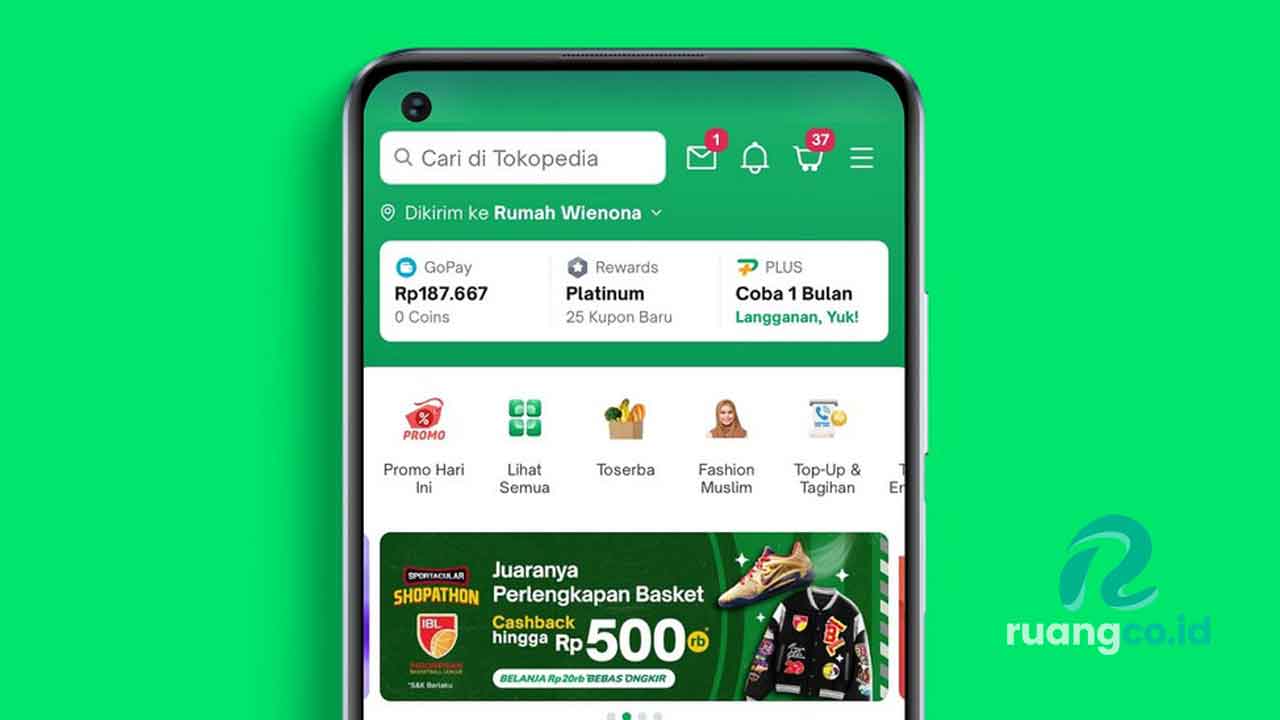 cara bayar GoPayLater di Tokopedia