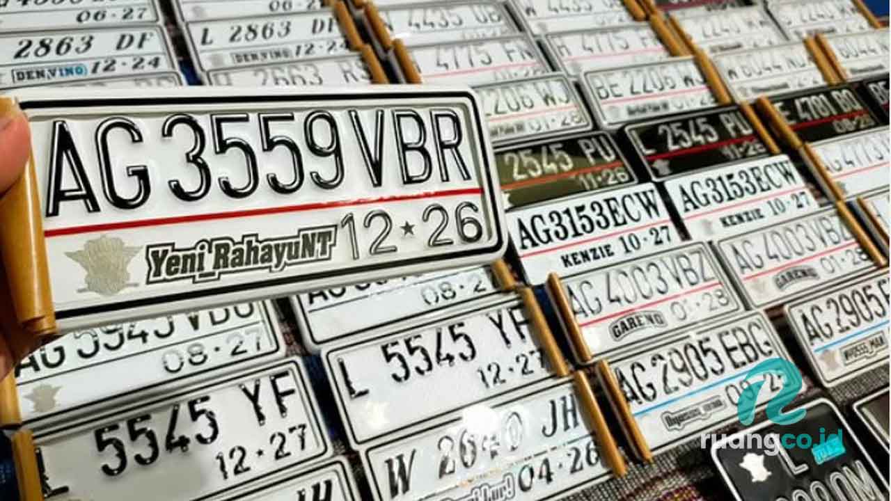 kode pelat nomor kendaraan