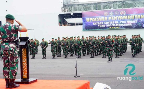 tugas pengamanan perbatasan RI-PNG