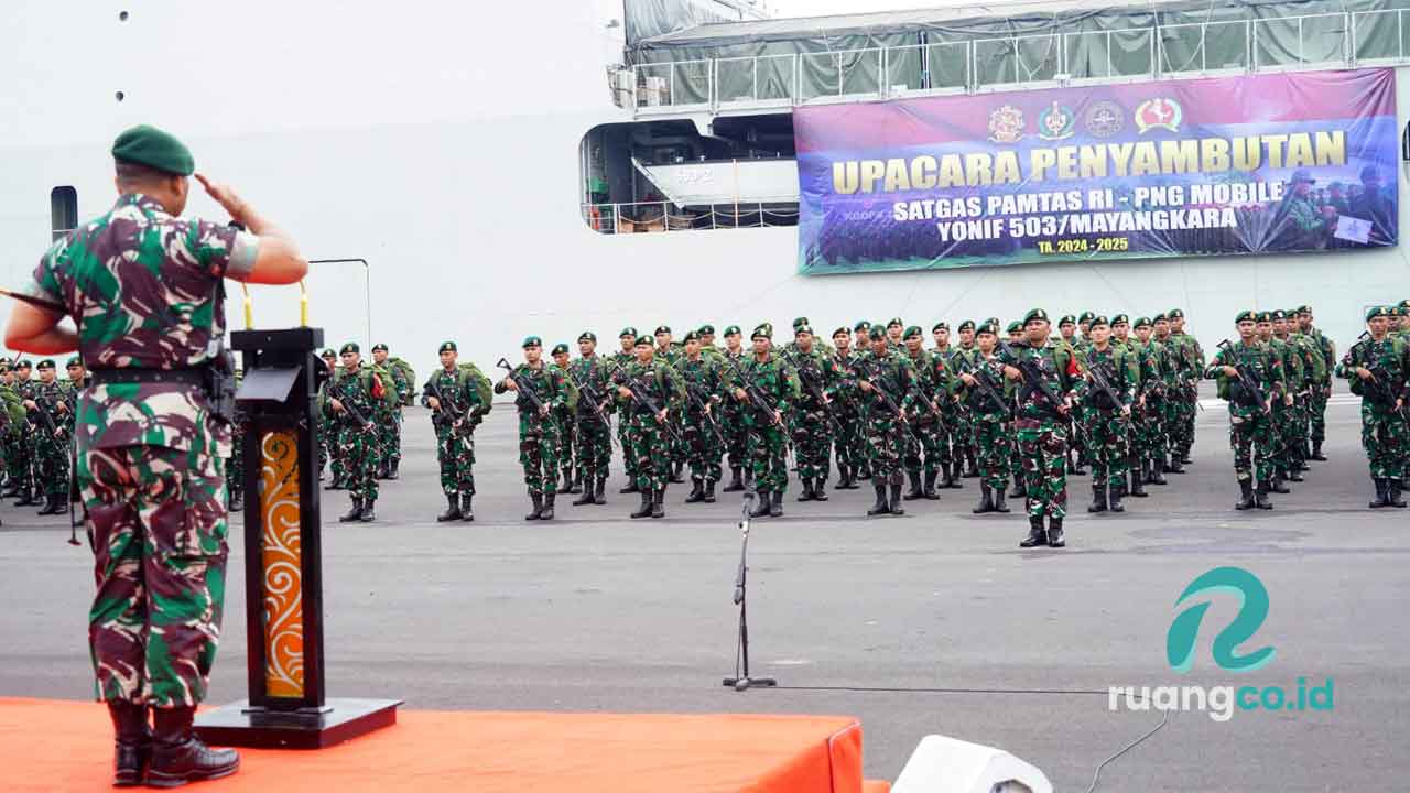 tugas pengamanan perbatasan RI-PNG