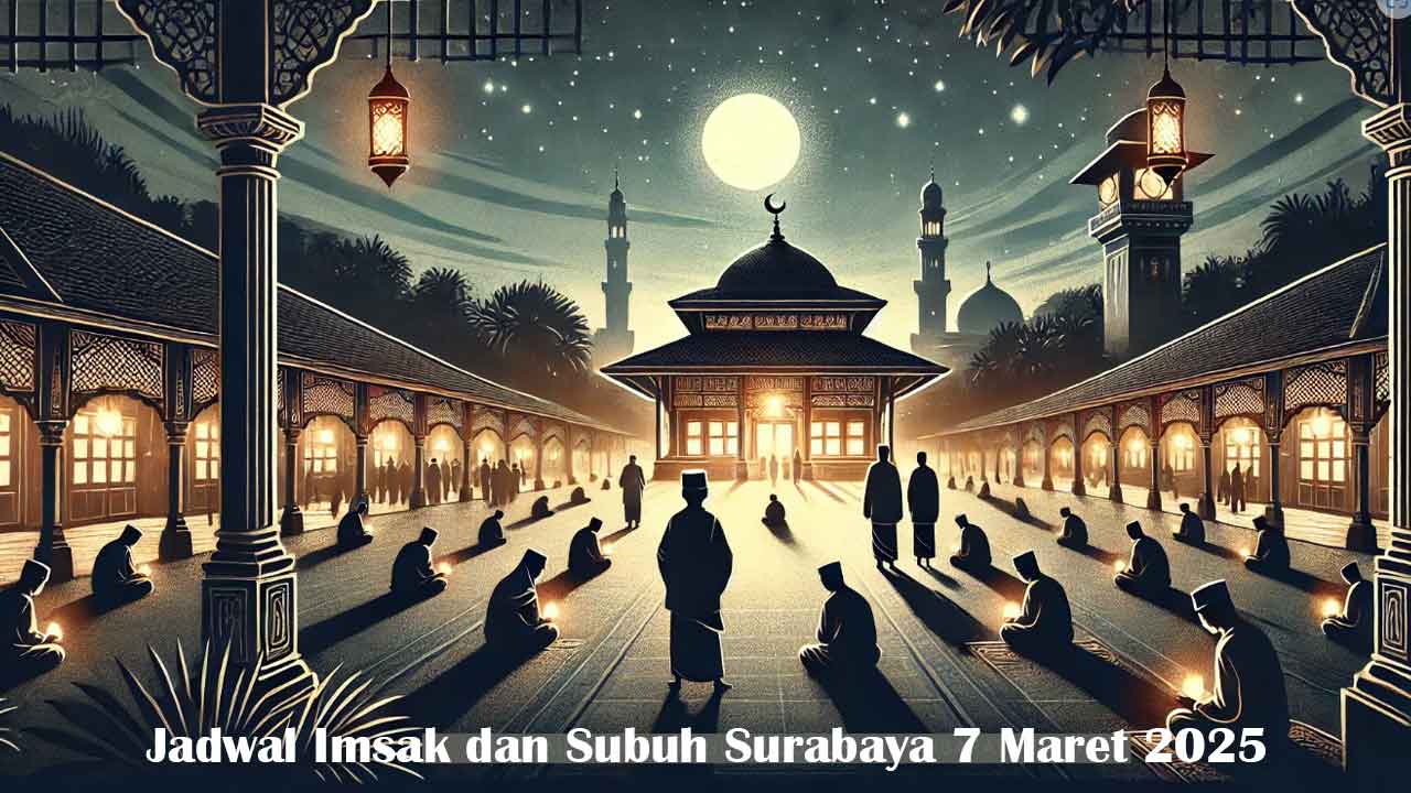 Jadwal Imsak Surabaya 7 Maret 2025