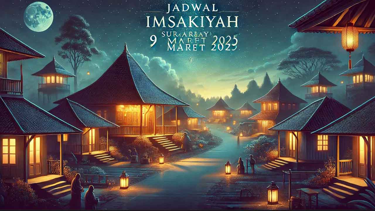 Jadwal Imsak Surabaya 9 Maret 2025