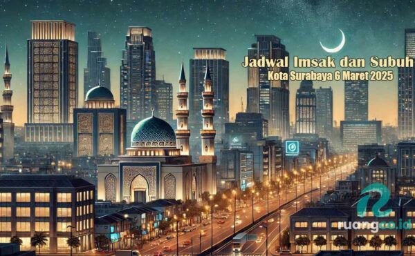 Jadwal Imsak dan Subuh Surabaya 6 Maret