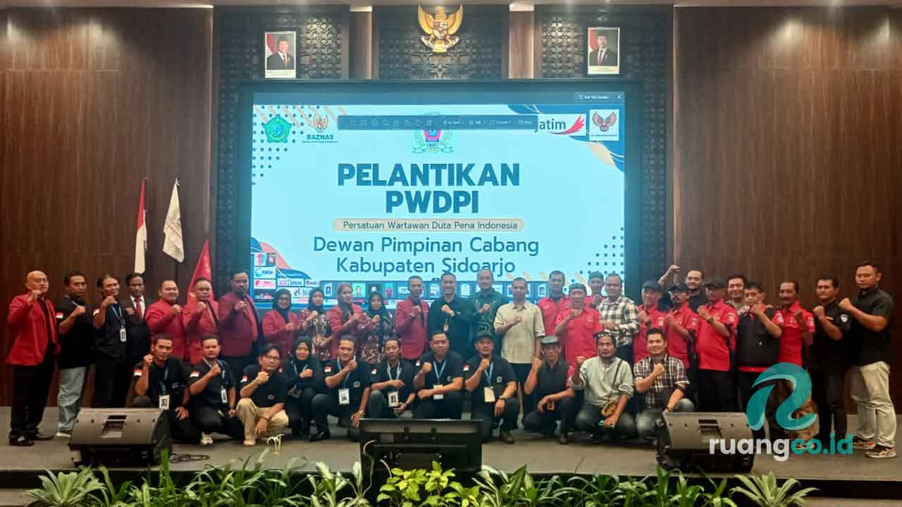 Pelantikan PWDPI Sidoarjo