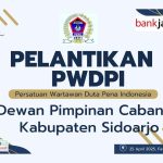 Pelantikan PWDPI Sidoarjo