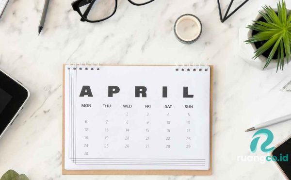 Kalender April 2025