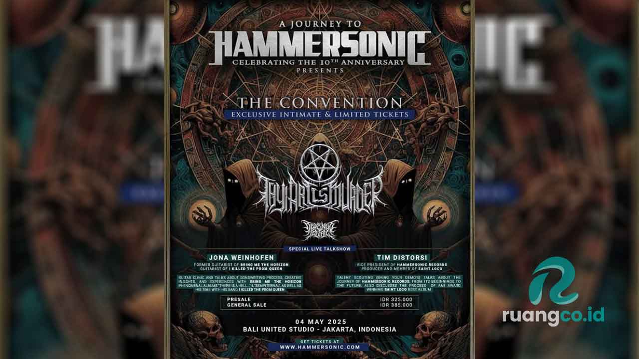 Konser Thy Art Is Murder Indonesia 2025