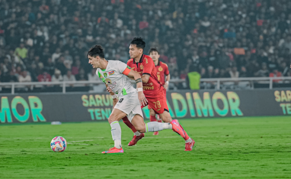 Laga Persija vs Persebaya yang berakhir imbang 1-1 di SUGBK. (Dok PERSEBAYA Official)