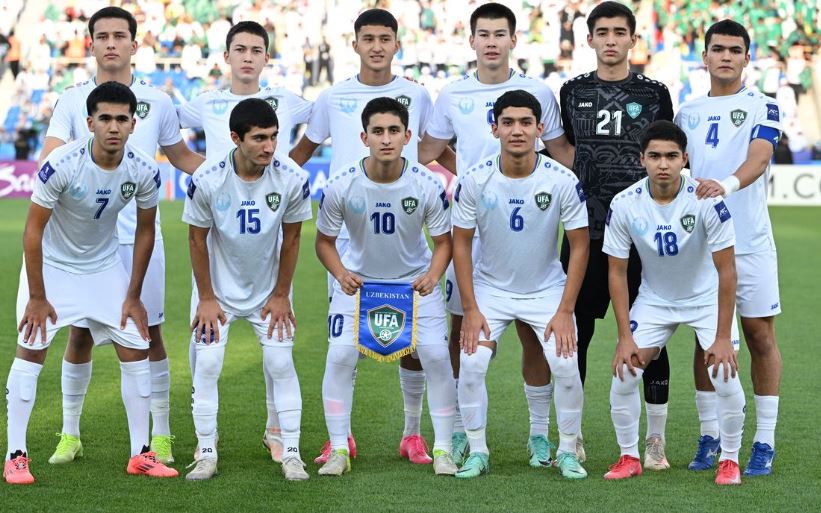Pemain Uzbekistan U-17 saat mengalahkan Arab Saudi di final Piala Asia U-17 2025. ( Dok. AFC )