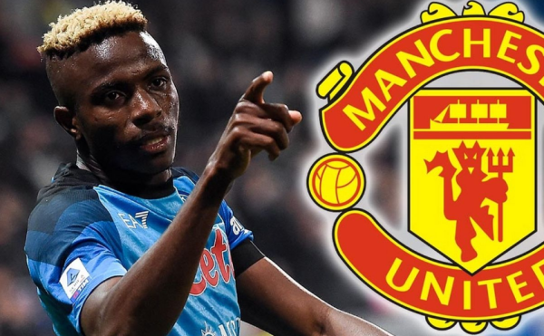 Victor Osimhen dengan seragam Napoli akan pindah ke MU (Istimewa)